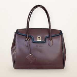 BiiG LuXe Corrine Ferris handbag in Coffee